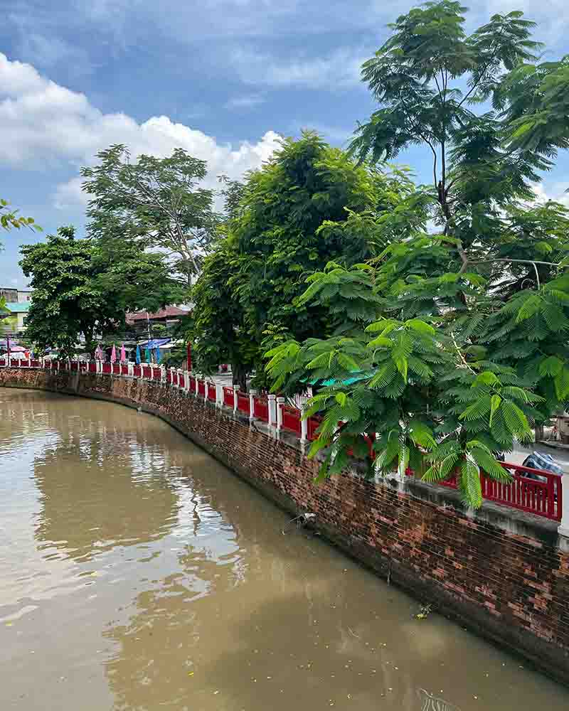 Streets of Old Town in Bangkok